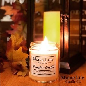 Maine Life Candle Co. Pumpkin Soufflé Scent 7.5oz.